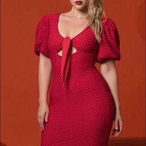 Gorgeous Red Dress by Rue 107, size M, NWT!